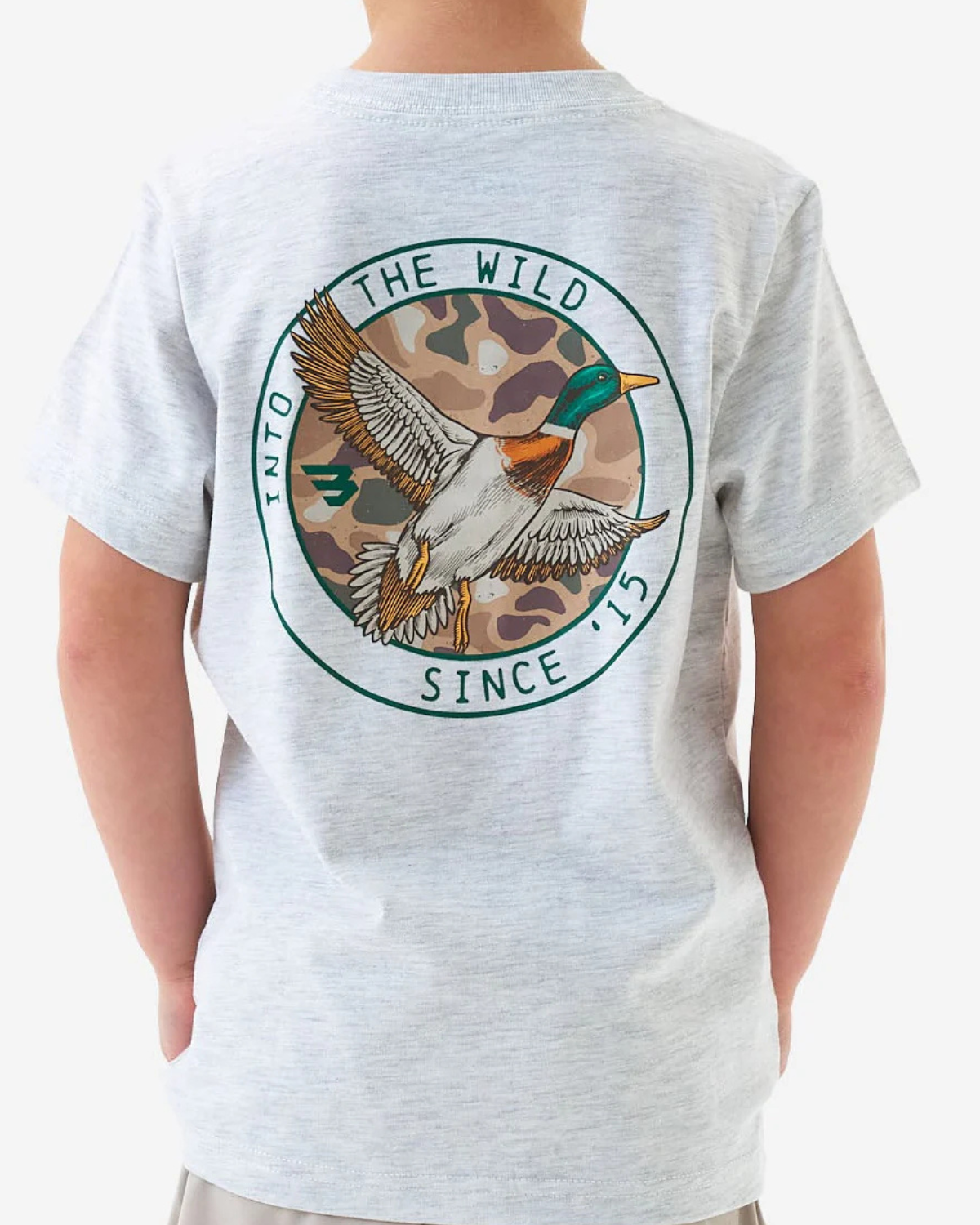 Burlebo Youth SS Tee- Camo Mallard Duck