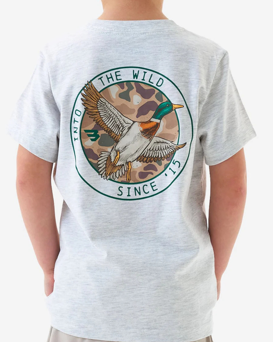 Burlebo Youth SS Tee- Camo Mallard Duck