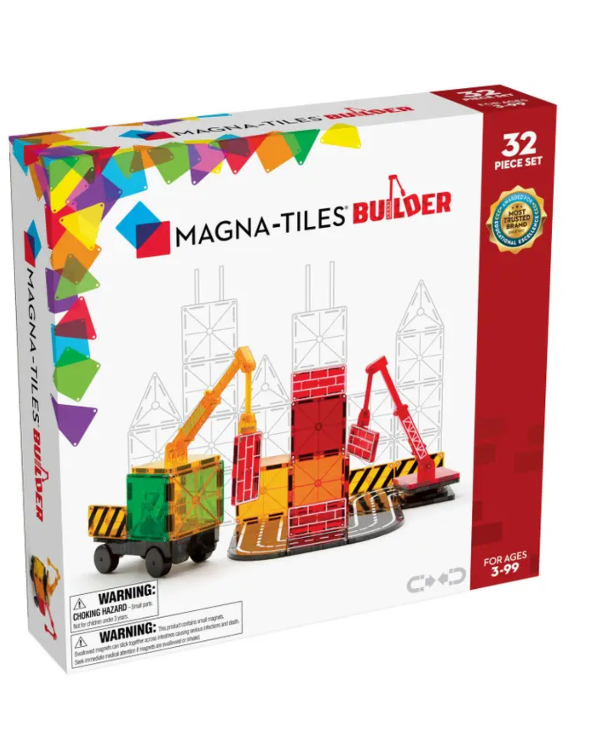 Magna-Tiles Builder 32-Piece Set
