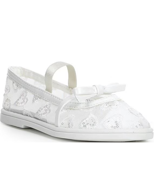 TBurdie White Mesh Flats