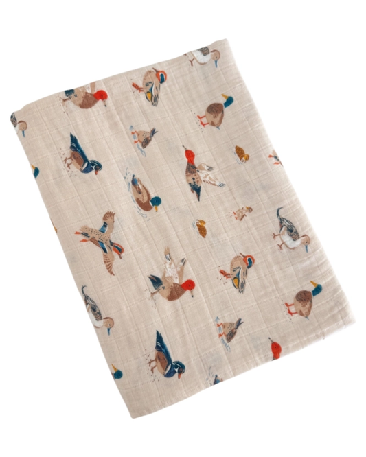 Ducks Muslin Swaddle