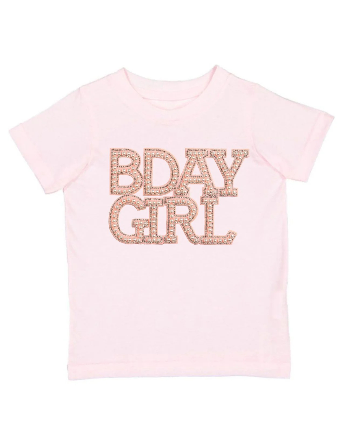 Pearl Birthday Girl Patch Short Sleeve T-Shirt
