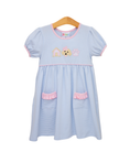 Load image into Gallery viewer, Pups & Paws Ruffle Pocket Dress
