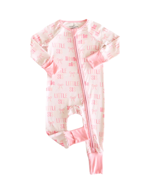Little Sis Convertible Zip Romper