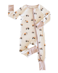 Load image into Gallery viewer, Little Builder Convertible Zip Romper

