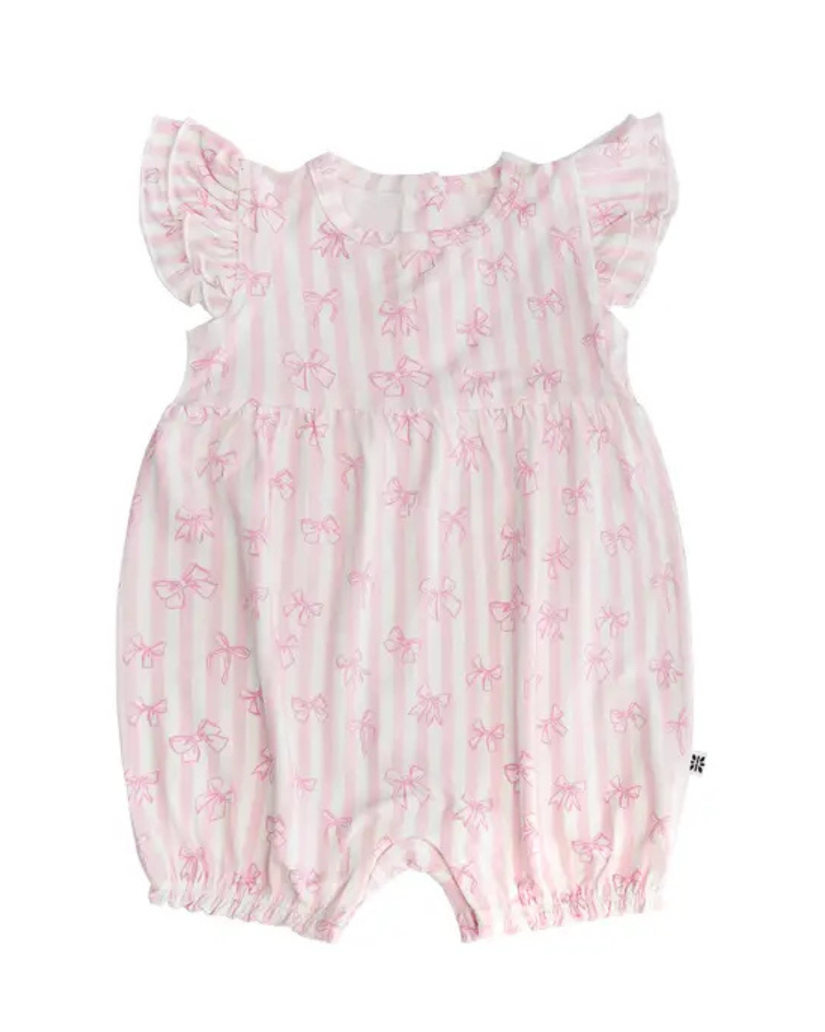 Tie The Knot Bamboo Ruffle Romper