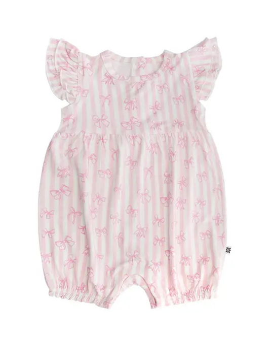 Tie The Knot Bamboo Ruffle Romper