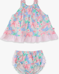 Load image into Gallery viewer, Bow Blooms Knit Swing Top & Bloomer Set
