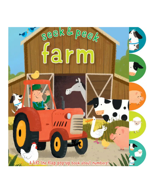 Seek & Peek Farm Board Book
