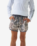 Load image into Gallery viewer, Burlebo Jumbo Classic Deer Camo Swim Trunks
