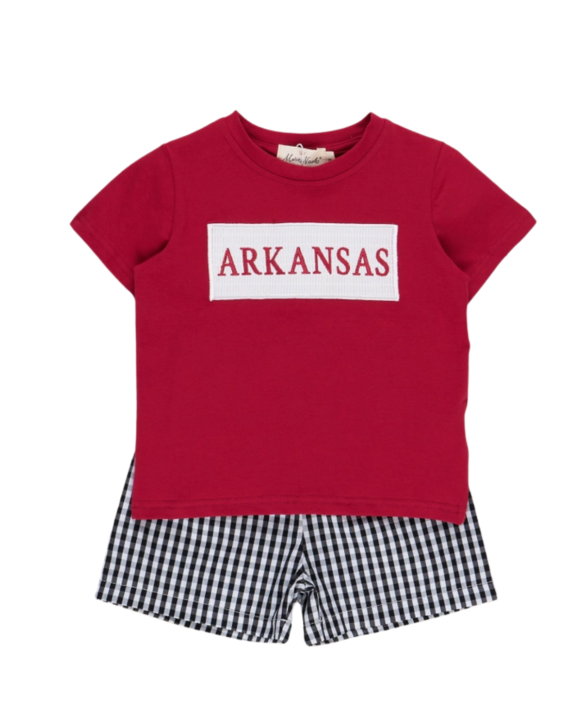 Arkansas Smocked Gingham Outfit