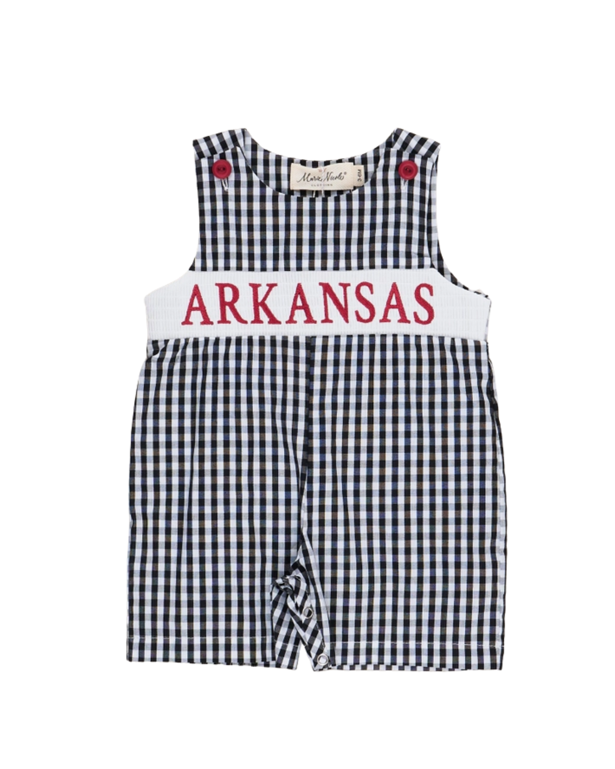 Arkansas Smocked Gingham Johnny