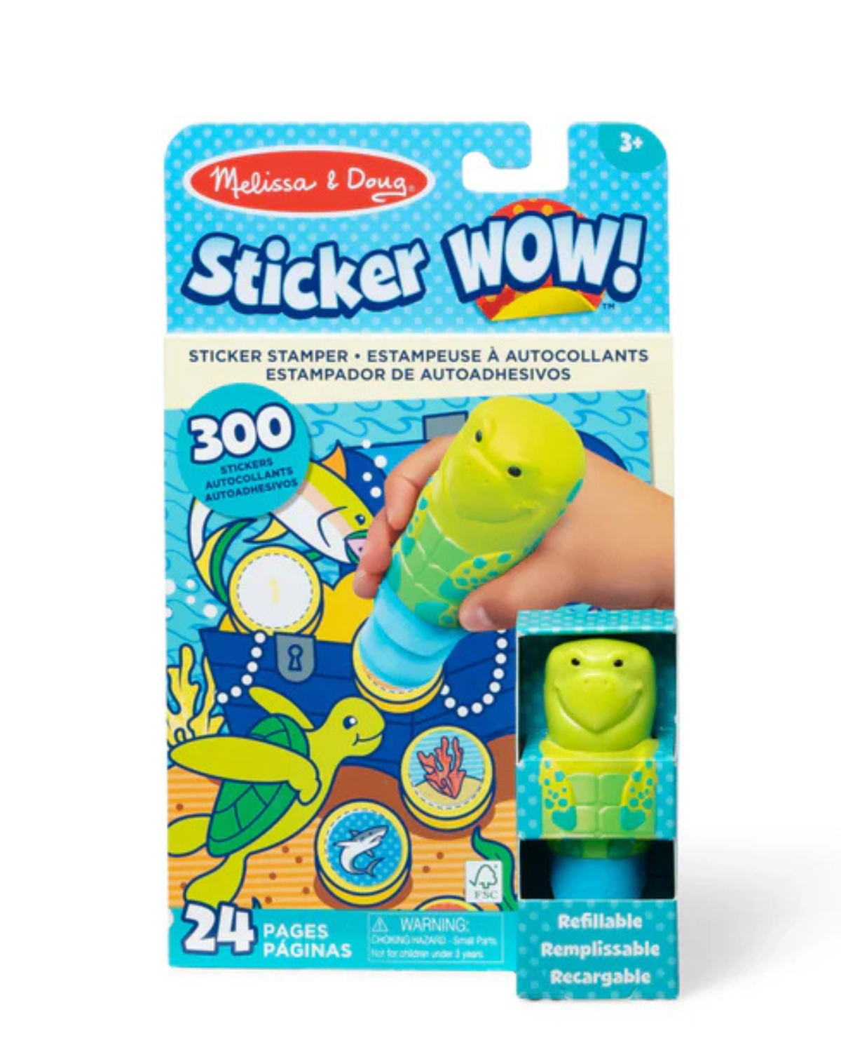 Sticker WOW! Activity Pad- Turtle by Melissa & Doug
