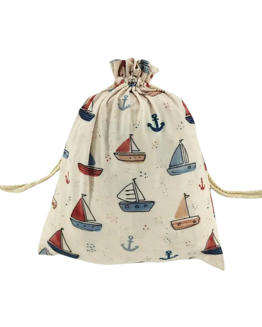 Nautical Sail Bamboo Crib Sheet