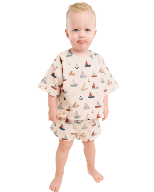 Nautical Sails Slouchy Set