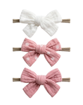 Load image into Gallery viewer, 3- Pack Nylon Bows

