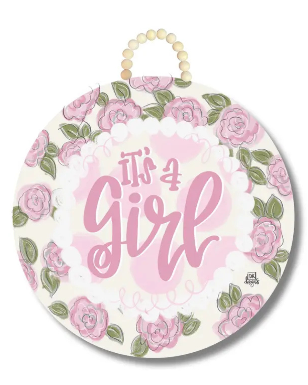 It's A Girl Door Hanger