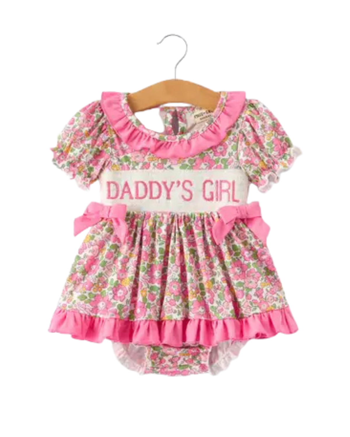 Daddy's Girl Ruffle Collar Romper
