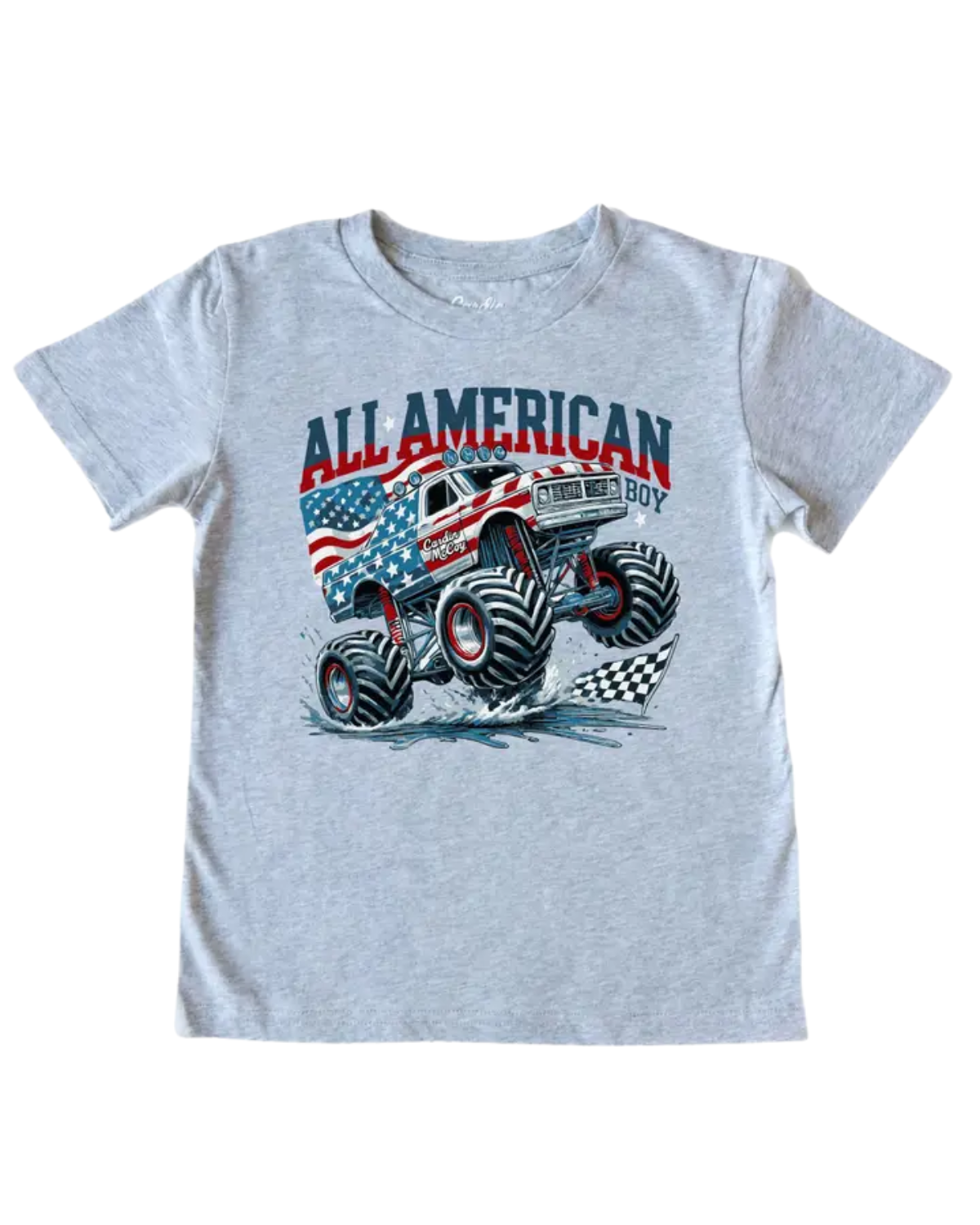 American Monster Truck Short Sleeve Tee