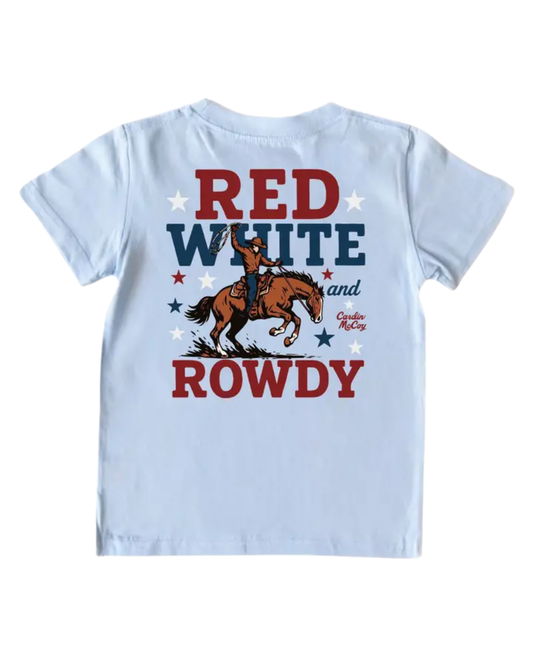 Red, White & Rowdy Short Sleeve Tee