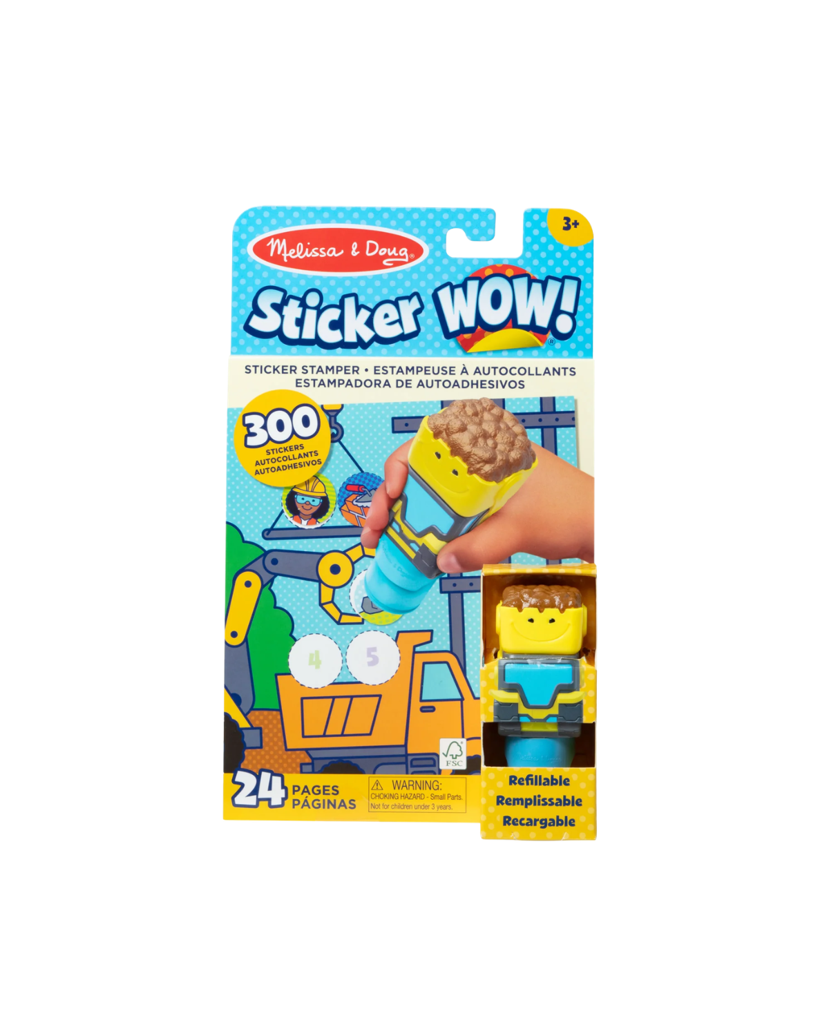 Sticker WOW - Bulldozer By Melissa & Doug