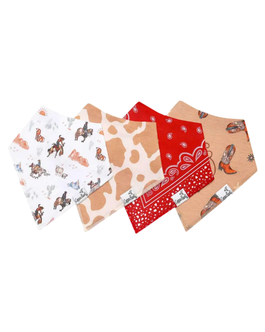 Boone 4 Pack Bandana Bibs