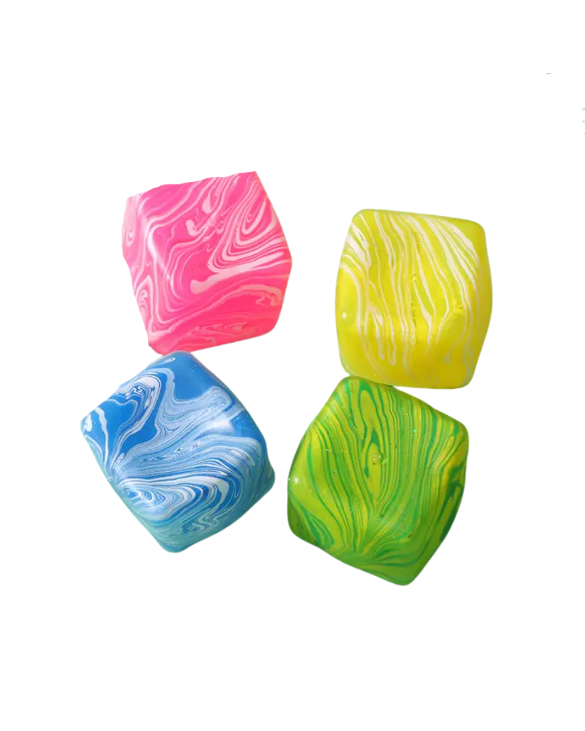 Marble Ice Cube Squishy  Fidget Toy