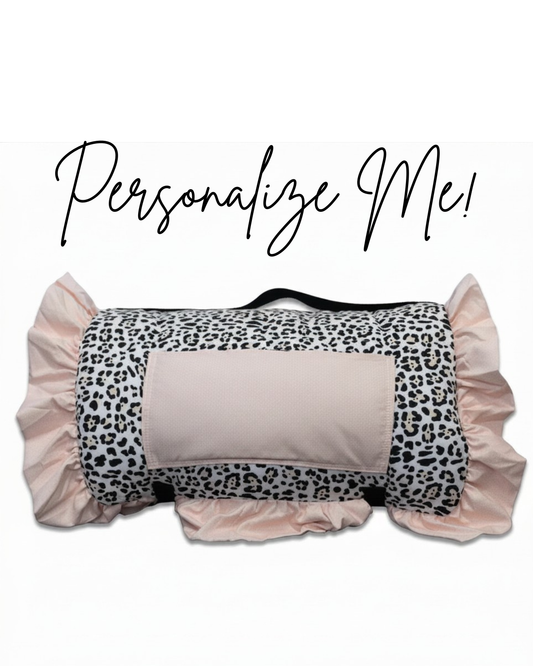 Ruffle Leopard Nat Mat