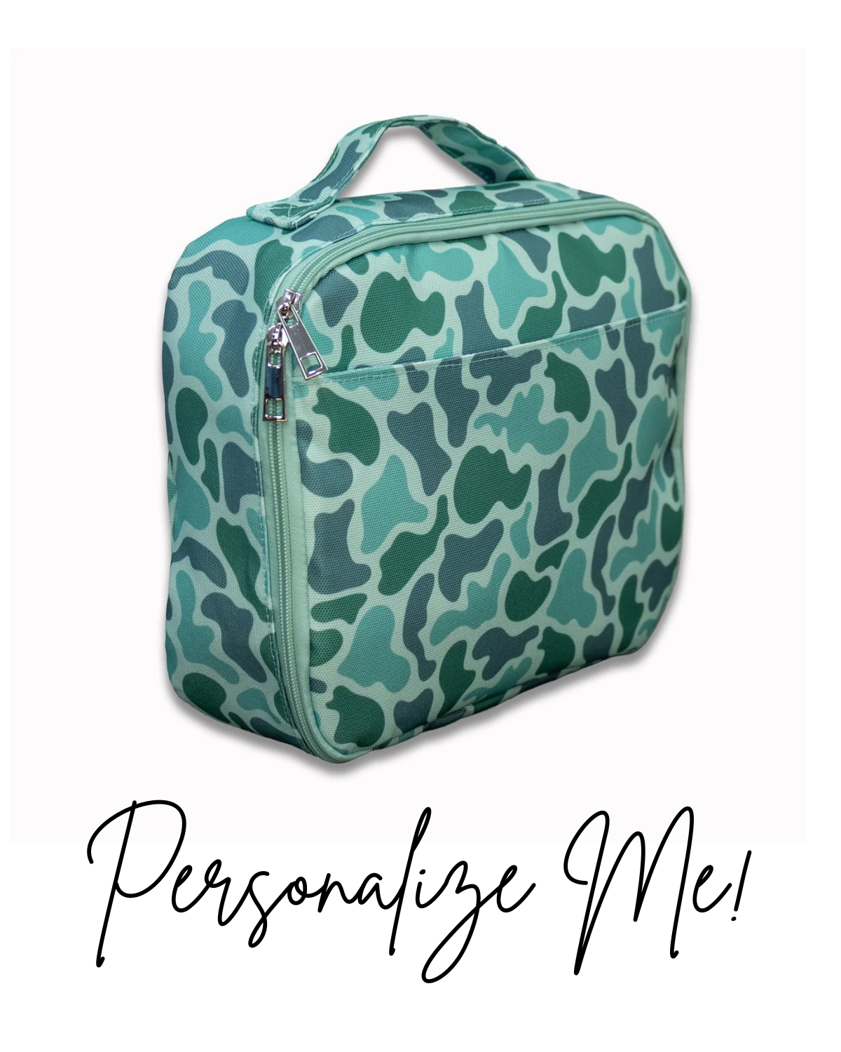 Green Camo Lunch Box