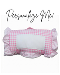 Load image into Gallery viewer, Ruffle Pink Gingham Nap Mat
