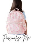 Load image into Gallery viewer, Pink Bows Ruffle Backpack
