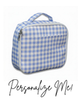 Load image into Gallery viewer, Blue Gingham Lunch Box
