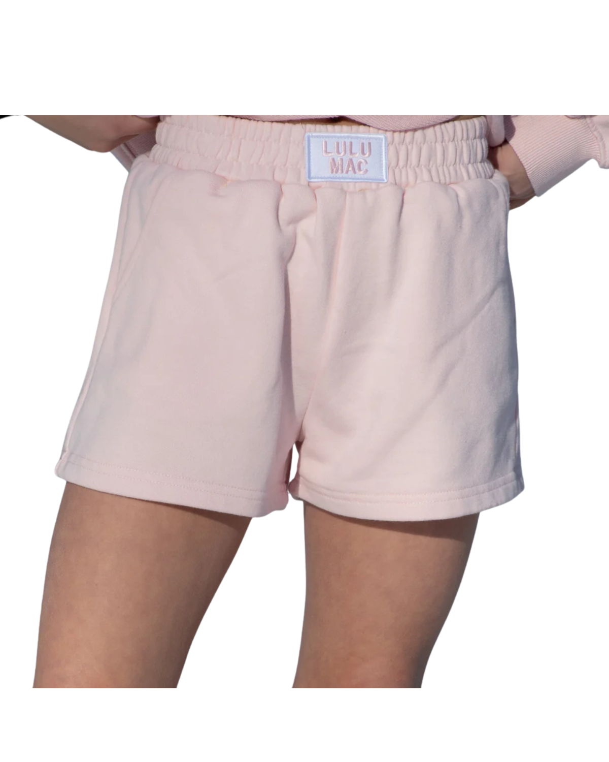 Light Pink Terry Cloth Shorts