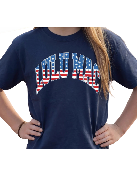Stars & Stripes Navy Youth Tee