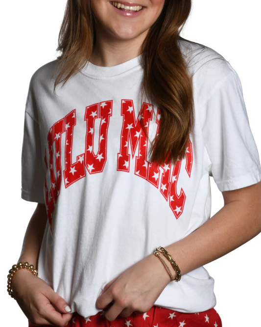 Red Star Youth White Tee