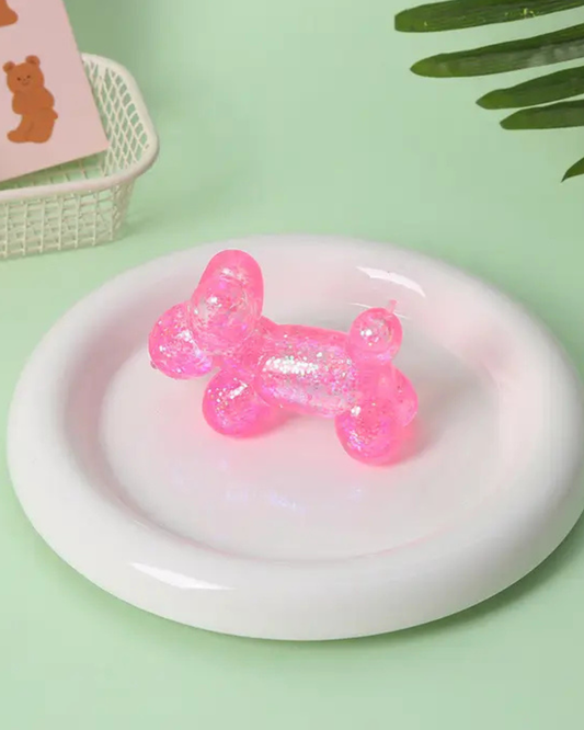Balloon Dog Squishy Glitter