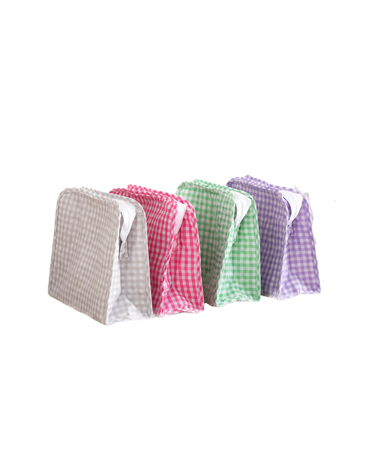 Nylon Gingham Bag