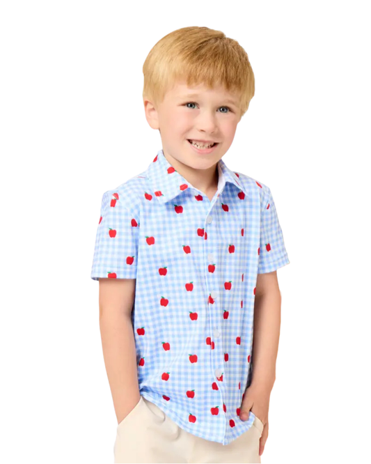 Apple Orchard Performance Button Down