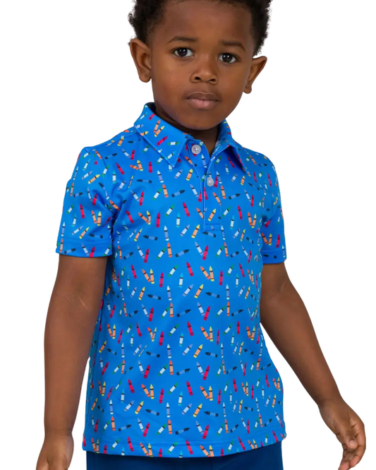Tiny Crayons Performance Polo