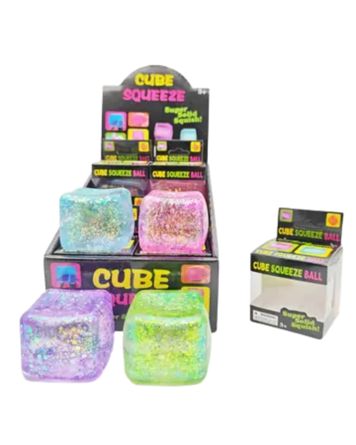 Glitter Cube Squeeze