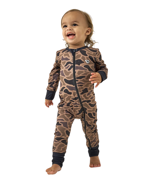 Baby Zip Up- Gauge Camo