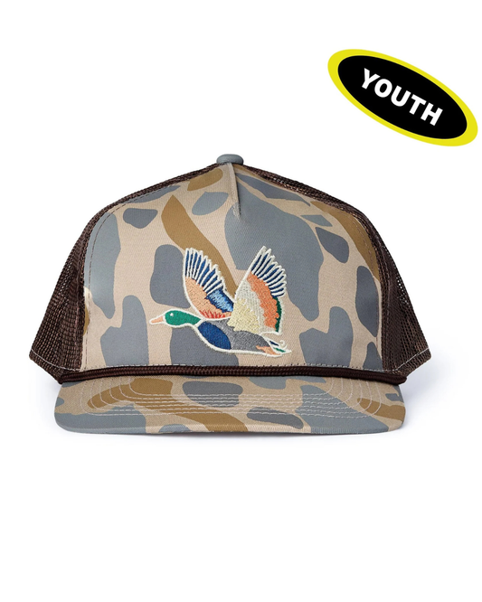 Retro Camo Duck Youth Cap