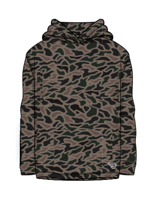 Youth Performance Hoodie- Bendita Camo