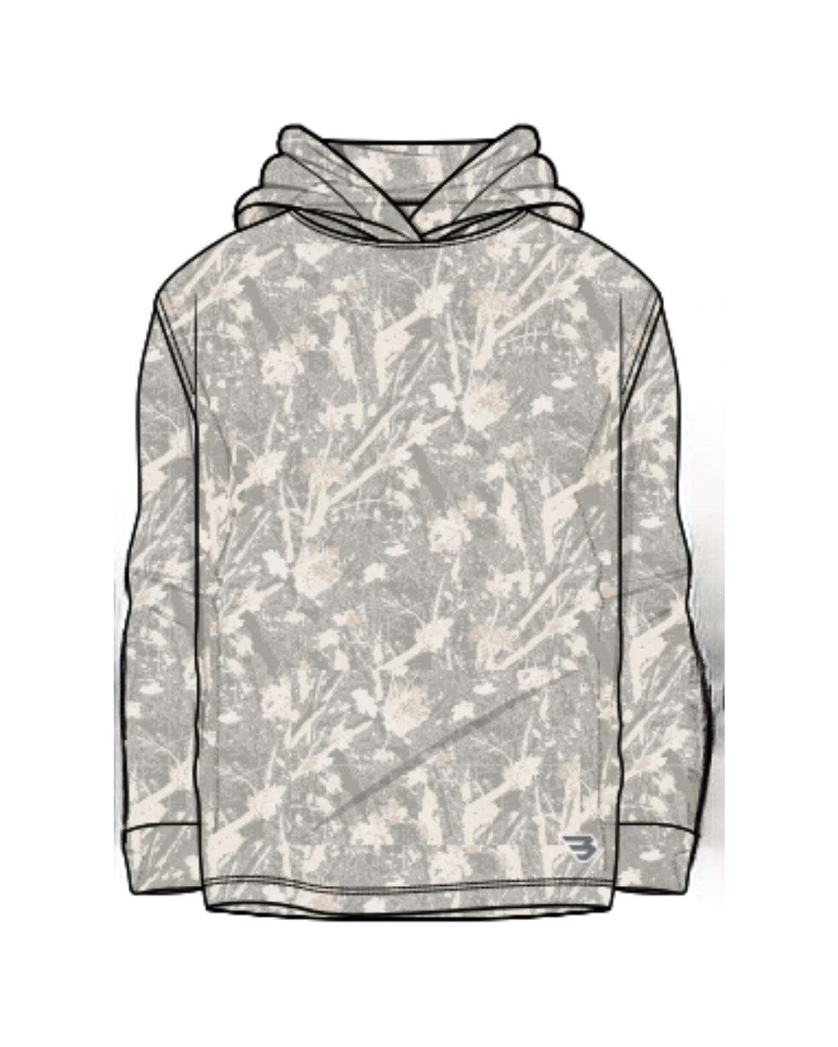 Youth Performance Hoodie- Drifter Camo