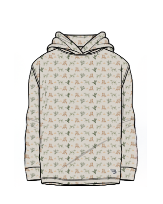 Youth Performance Hoodie- Mallard Duck Dog