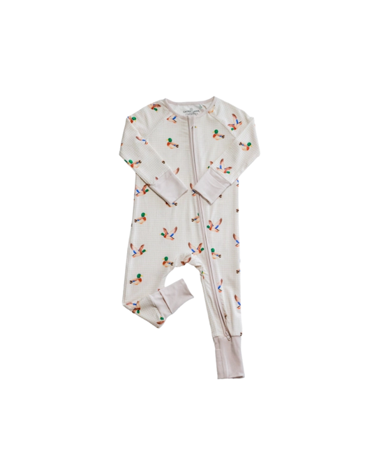 Little Mallard Convertible Zip Romper