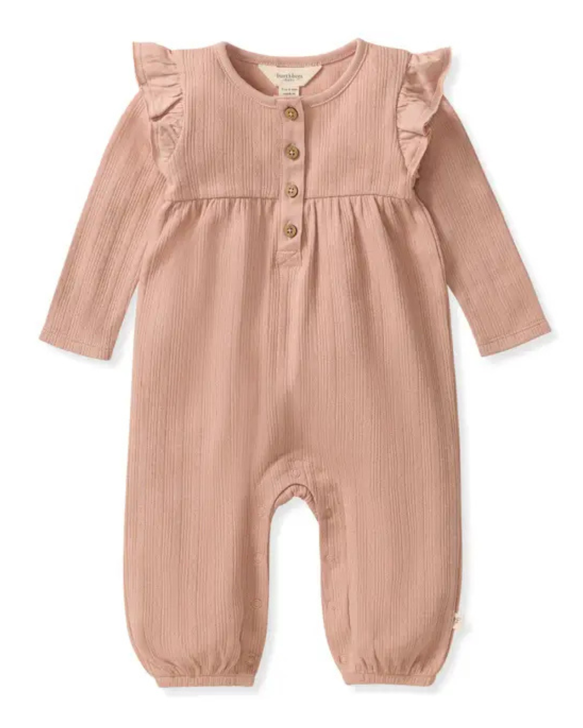 Ribbed Pointelle Jumpsuit