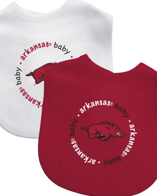 Arkansas Razorback Bibs 2-Pack