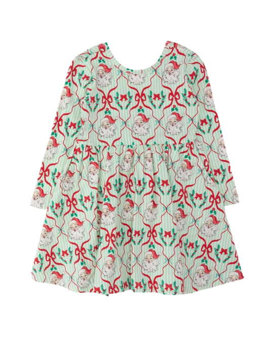 Dear Santa Long Sleeve Twirl Dress