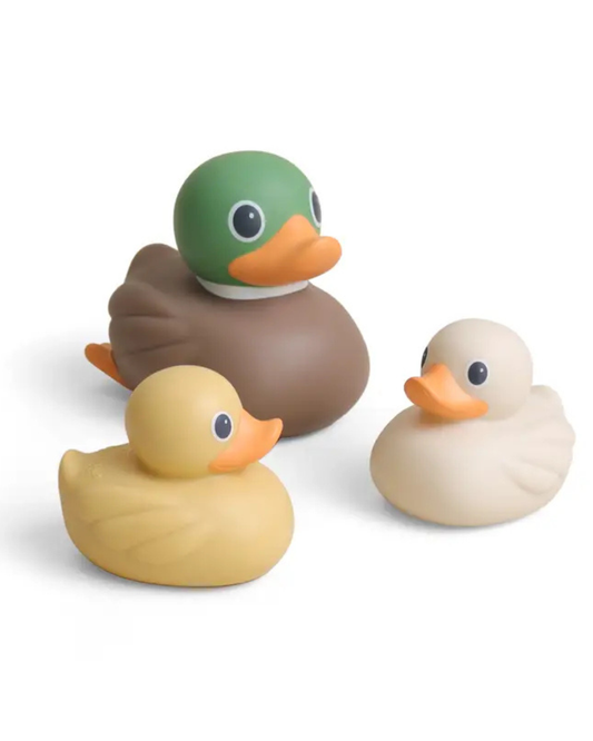 Itzy Ducky Family- Mallard Bath Toy Set